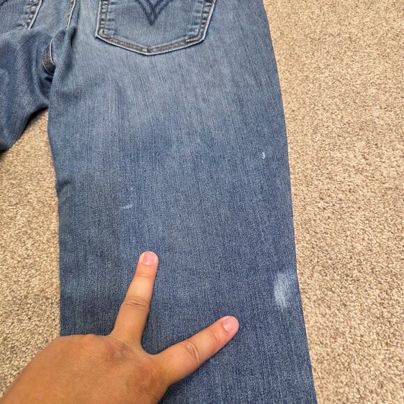 y2k Vintage streetwear grunge authentic  bootcut Levi's Jeans sz 5 buttonfly - Picture 9 of 15